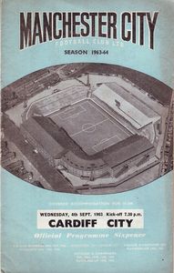 Manchester City v Cardiff City 1963/64